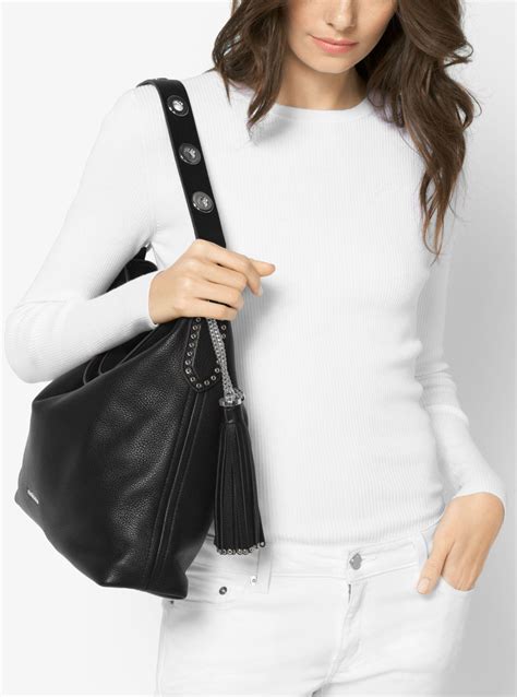 michael kors brooklyn large leather|Michael Kors large Brooklyn bag.